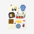 Dailylike Lazy cats removable paper deco sticker