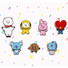 BT21 Swing pin badge