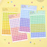 PAPERIAN Color palette face deco sticker set