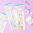Wanna This Bubble hologram silver line translucent sticker