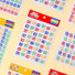 Wanna This Toy block Alphabet and Number removable sticker