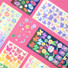 Second Mansion Hologram confetti removable sticker seal 25-30