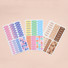 Indigo Day of the week paper sticker