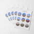 Meri Film Autumn circle paper stickers set of 5 sheets