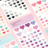 PLEPLE Love glitter removable deco sticker seal