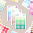 Wanna This Colorful circle deco sticker set