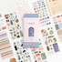 ICONIC Collage sticker pack of 8 sheets