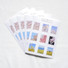 Meri Film Spring flowers post stamp sticker sheets set