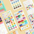 ICONIC Color Shape Paper Clear Sticker Pack