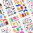 Paperian Pigment Arrow Shape Clear Removable Sticker Pack