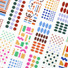 Paperian Pigment Clear Removable Sticker Pack of 28 sheets