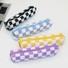 Second Mansion Checker Board Zipper Tube Pencil Case