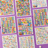 Ardium Rainbow Typo Alphabet Number Removable Sticker