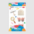 NACOO Colorful Paper Deco Sticker Pack