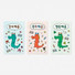Bookfriends Cute Dragon Clear Bookmark