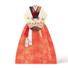 Somssi Peony Korea Traditional Hanbok Card Set
