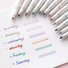 Iconic Dual Line Double Ended Color Pen Set