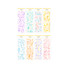 Mellee Factory Milky Way Confetti Removable Sticker Pack