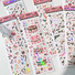 Mellee Factory Black Pink Removable Holographic Sticker Pack