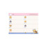 Kakao Friends Choonsik Ordinary Undated Weekly Planner Notepad