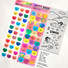 DALPAPER Heart Smile Slim Hologram Sticker
