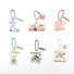 PEANUTS Snoopy Acrylic Keyring With Color Ball Chain