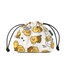 Kakao Friends Choonsik Pattern Cotton Drawstring Pouch