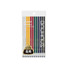 Monami Bauhaus Classic Triangular Pencil With Eraser Set