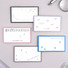 Dash And Dot Letterpress Mini Card with Envelope Set