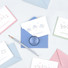 Dash And Dot Fluppy Love Letterpress Card with Envelope Set