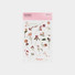 Appree Pink Pressed Flower Epoxy Sticker