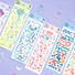 Confetti glitter hologram removable sticker