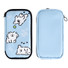 Maltese Double Zipper Pencil Case Pouch