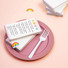 Rainbow Gradient Grid Memo Pad