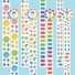Sticker Roll - more mallow Watercolor Vintage Decorative Kiss Cut Sticker Roll
