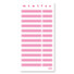 sand cake Berry Pink Weekly Checklist Notepad