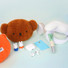 Zipper Pouch - Miffy & Friends Face Soft Plush Pouch