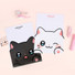 Meowman Cute Cat A4 Clear L-Type File Holder Project Sleeve
