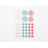 Dailylike Circle patterns paper Masking sticker set - Alley
