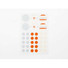 Dailylike Circle patterns paper Masking sticker set - Knit