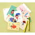 Jam studio illustration thank you postcard set type 03