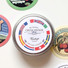 Nacoo Vintage Circle Sticker Pack with Tin Case
