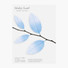 Birch leaf transparent sticky memo notes Large