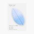 Birch leaf transparent sticky memo notes Small
