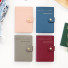 Snap button RFID blocking passport case