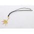 Maple leaf gold plated bookmark