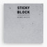 Concrete pattern large sticky memo notes