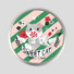NACOO Salmon Circle Sticker Pack with Tin Case