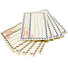 Post 2 colors large label sticker set