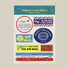 Vintage postal deco sticker